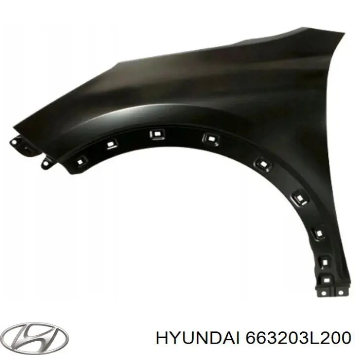 Боковая часть передняя правая Hyundai/Kia 663203L200 цена, от 187.08 USD