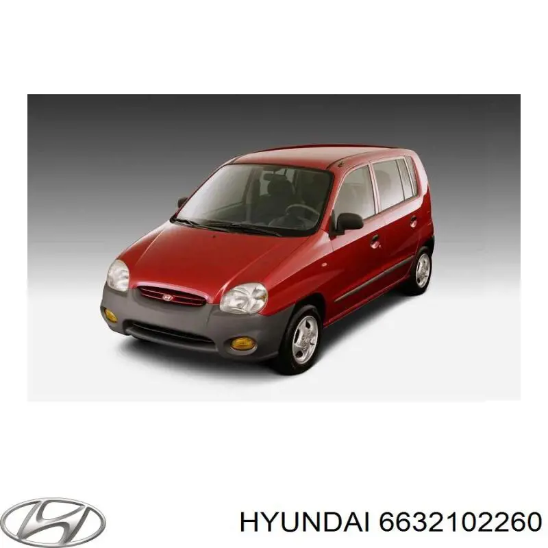 6632102260 Hyundai/Kia крыло переднее правое