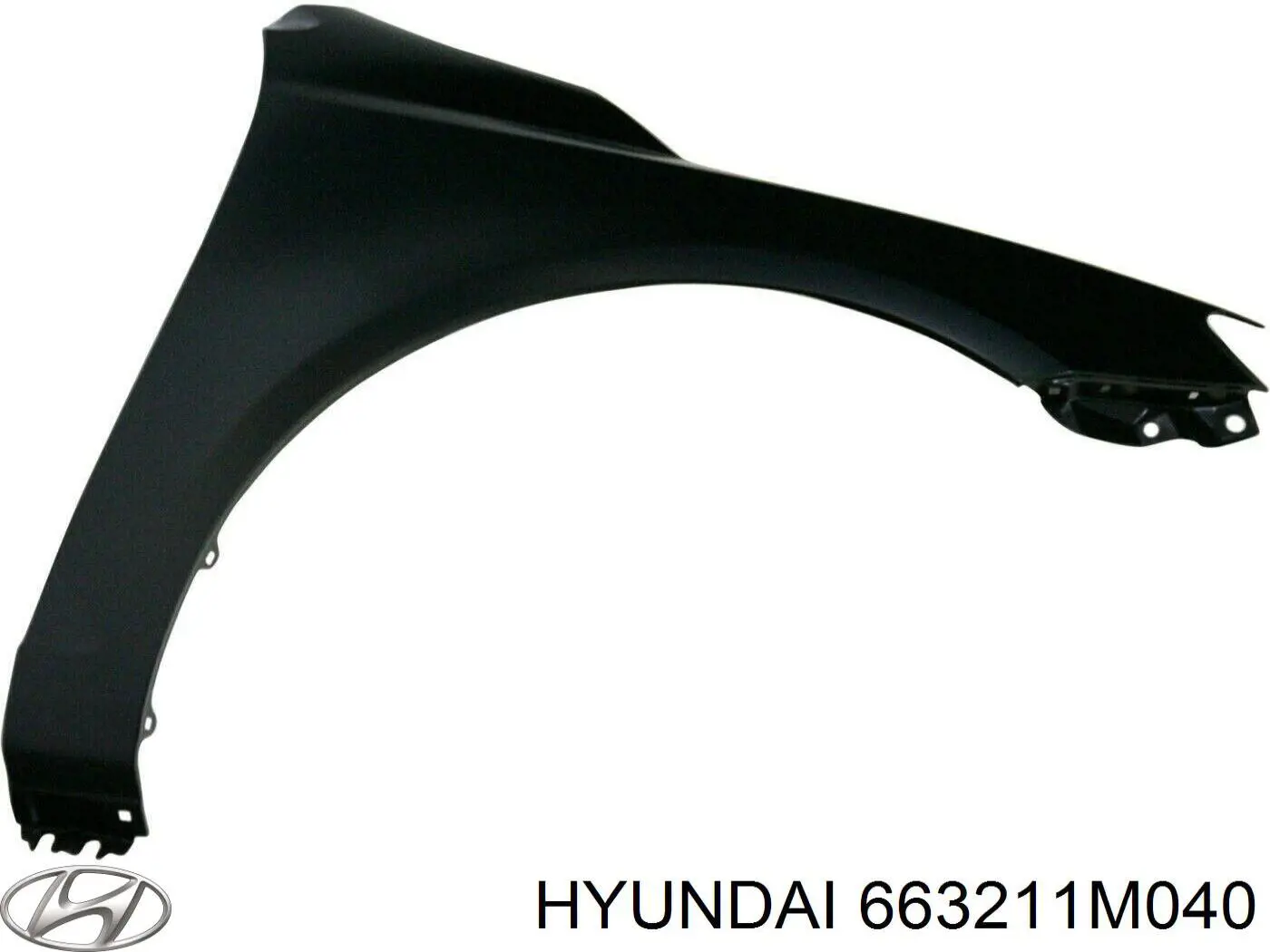 Крыло переднее правое 663211M040 Hyundai/Kia