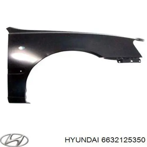 Боковая часть передняя правая Hyundai/Kia 6632125350 цена, от 38.45 USD