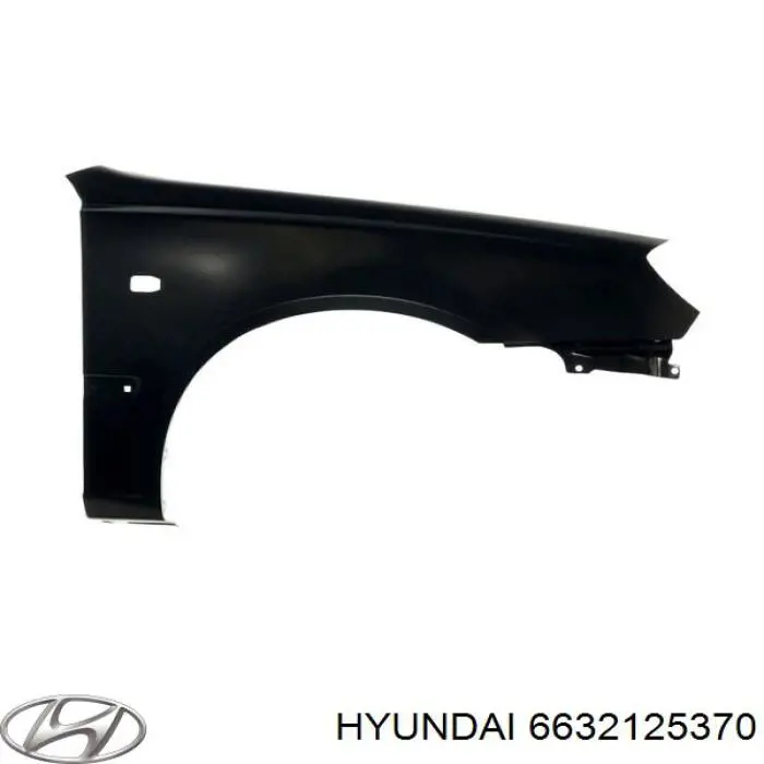 6632125370 Hyundai/Kia крыло переднее правое