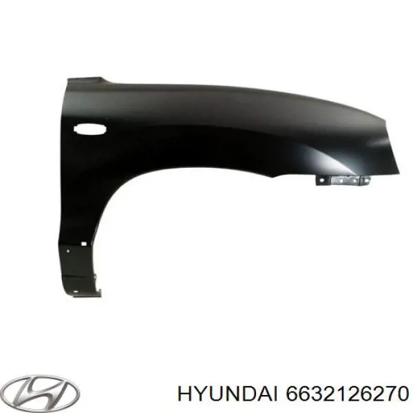 Купить 6632126270 Hyundai/Kia Крыло переднее правое