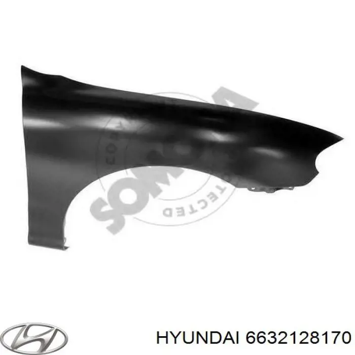Боковая часть передняя правая Hyundai/Kia 6632128170 цена, от 66.38 USD
