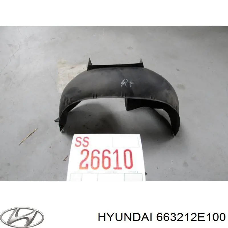 Боковая часть передняя правая Hyundai/Kia 663212E100 цена, от 2471.81 UAH