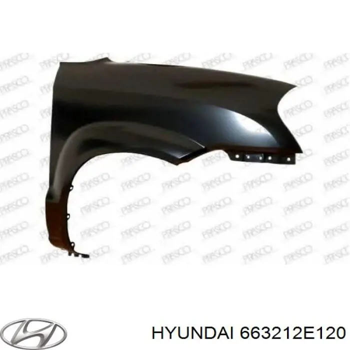 Боковая часть передняя правая Hyundai/Kia 663212E120 цена, от 48.69 USD