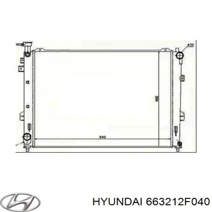 Купить 663212F040 Hyundai/Kia Крыло переднее правое