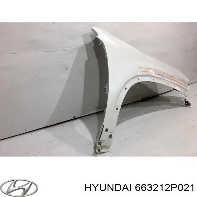 Боковая часть передняя правая Hyundai/Kia 663212P021 цена, от 42.46 USD