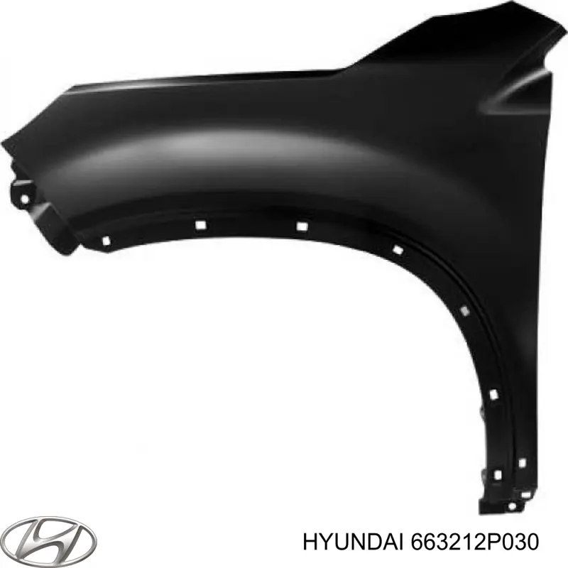 Боковая часть передняя правая Hyundai/Kia 663212P030 цена, от 76.21 USD