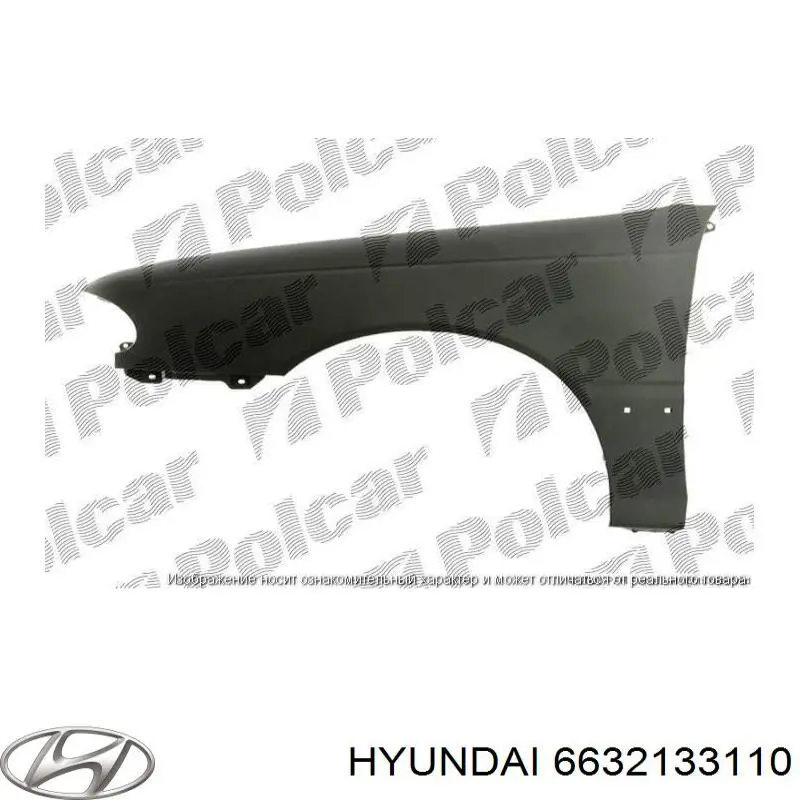 Крыло переднее на Hyundai Sonata (Хундай Соната)