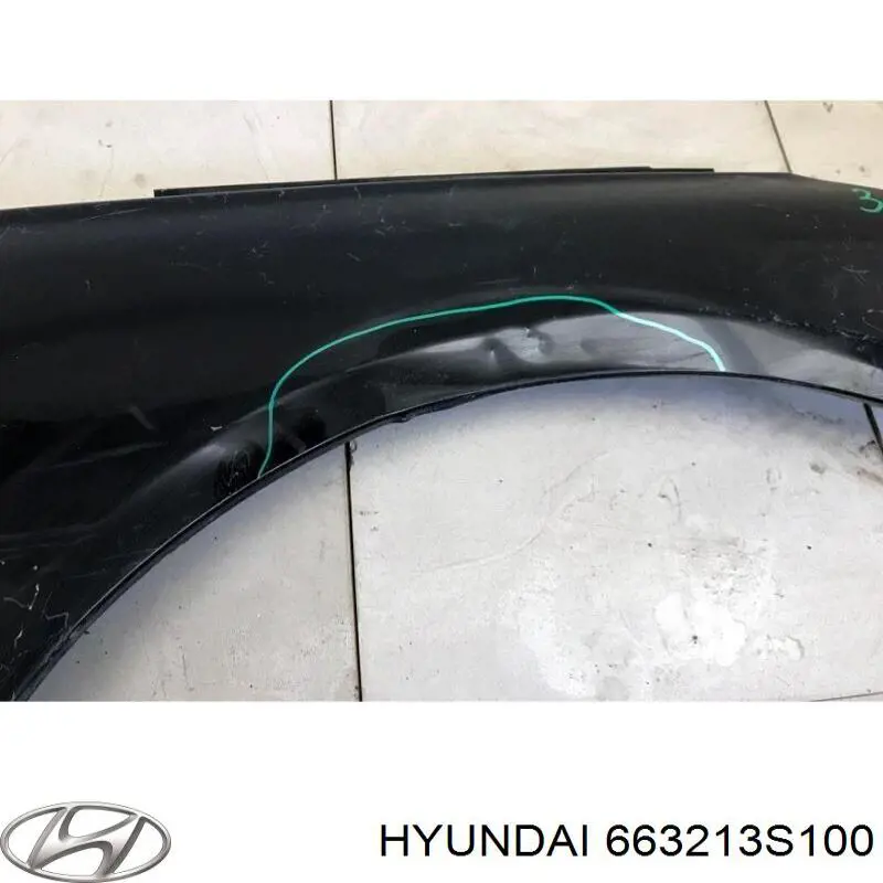 Крыло переднее правое 663213S100 Hyundai/Kia