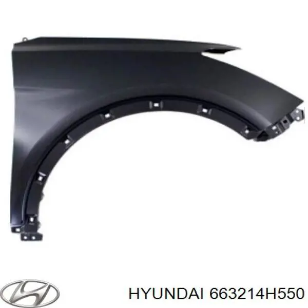 Крыло переднее правое 663214H550 Hyundai/Kia