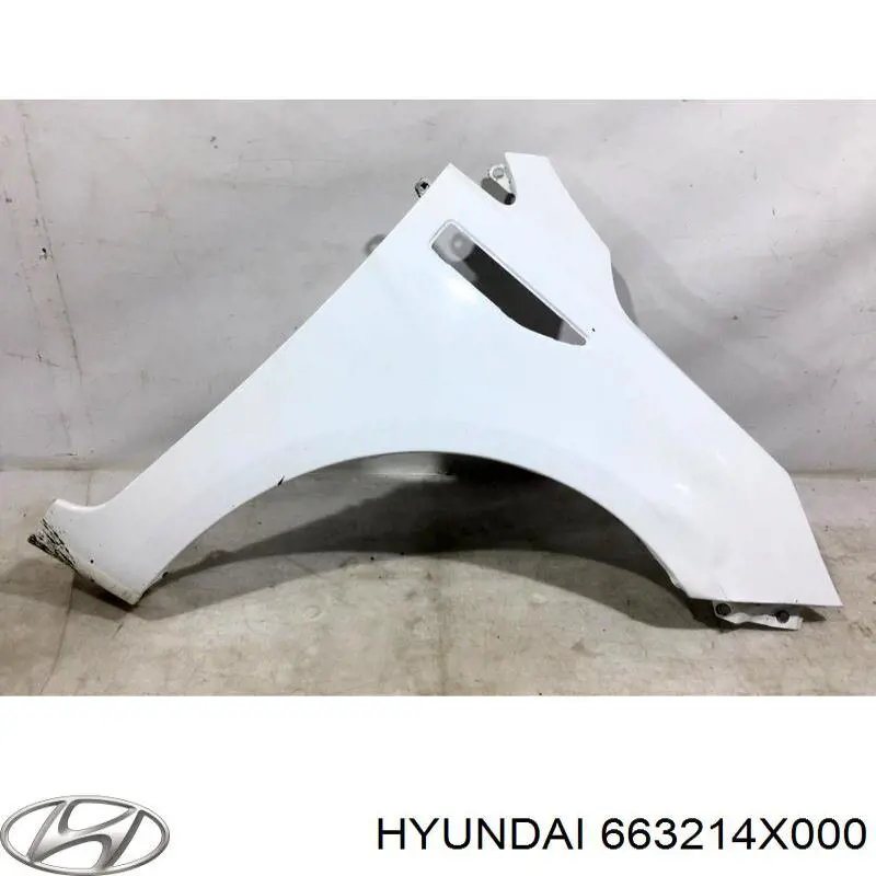 663214x000 Hyundai/Kia pára-lama dianteiro direito