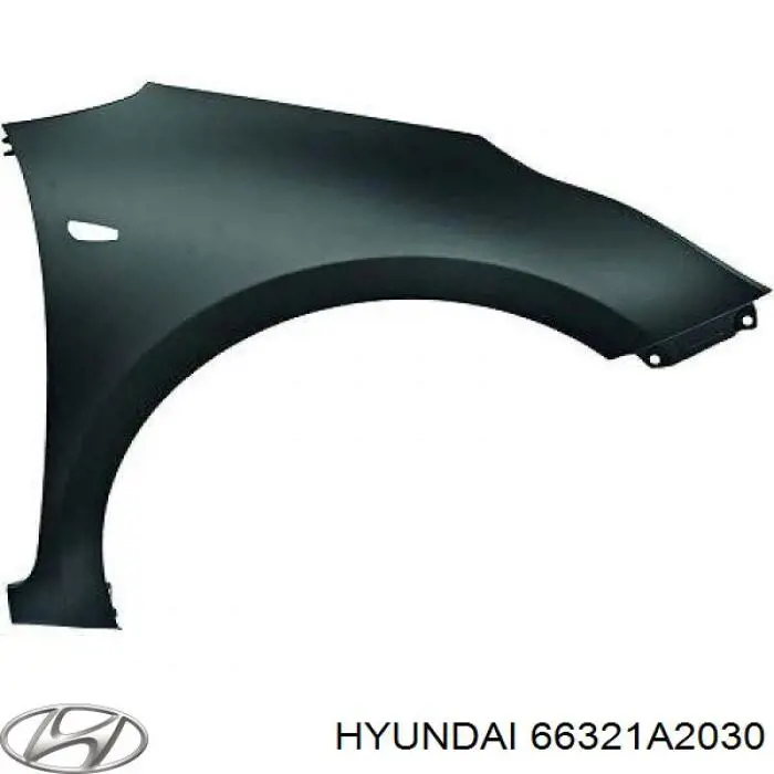 66321A2030 Hyundai/Kia крыло переднее правое