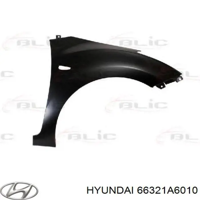 66321A6010 Hyundai/Kia крыло переднее правое