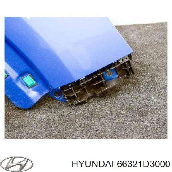 Крыло переднее правое Hyundai/Kia 66321D3000