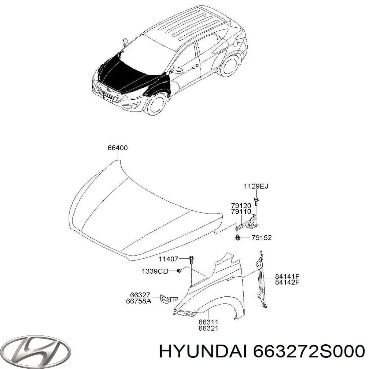 663272S000 Hyundai/Kia 