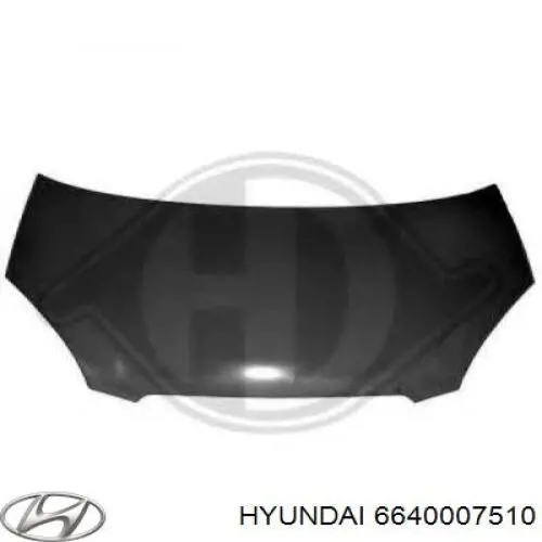 Купить 6640007510 Hyundai/Kia Капот