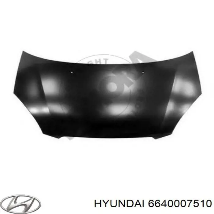 Капот Hyundai/Kia 6640007510 цена, от 103.70 USD