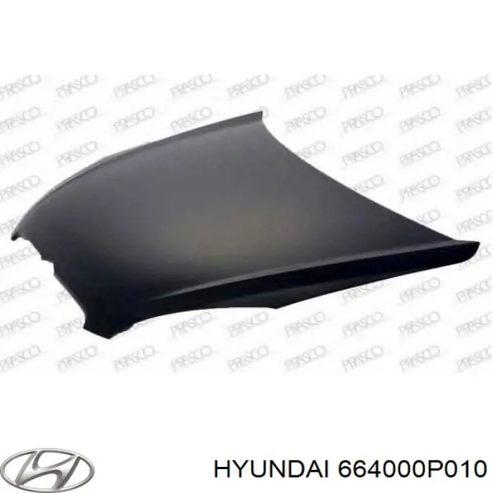 664000P010 Hyundai/Kia капот