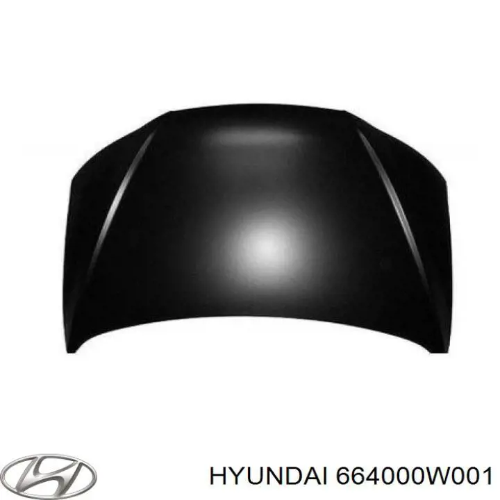 Капот Hyundai/Kia 664000W001 цена, от 380.81 USD