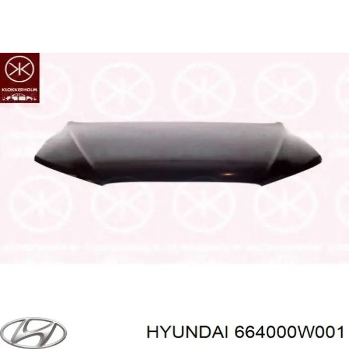Купить 664000W001 Hyundai/Kia Капот