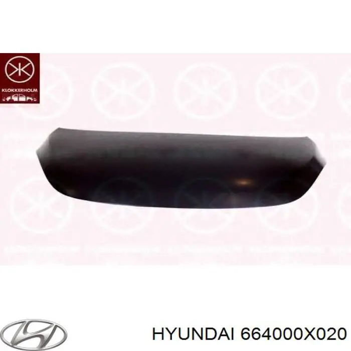 Капот 664000X020 Hyundai/Kia