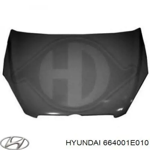 Купить 664001E010 Hyundai/Kia Капот