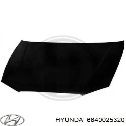 Купить 6640025320 Hyundai/Kia Капот