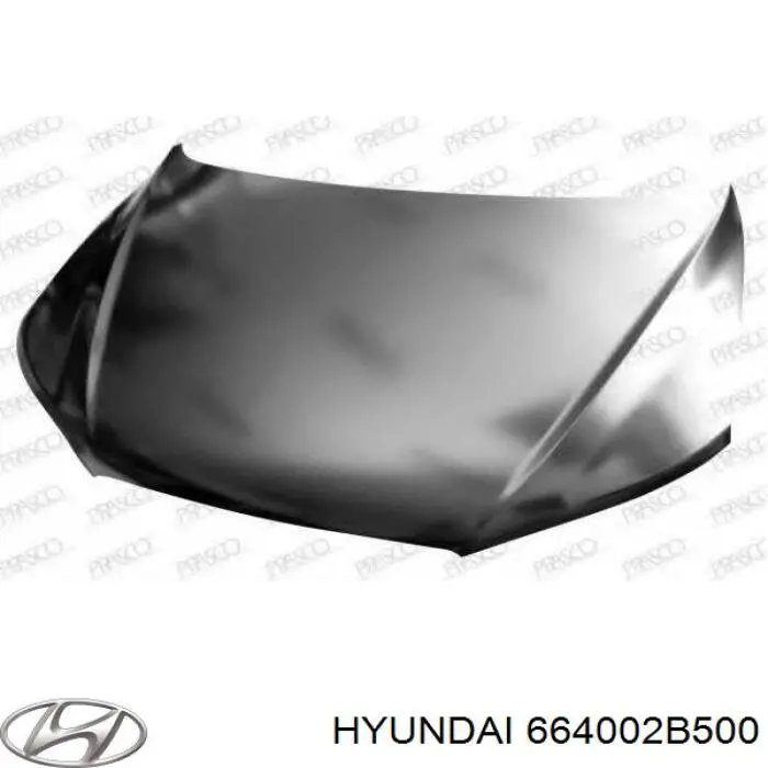 664002B500 Hyundai/Kia капот