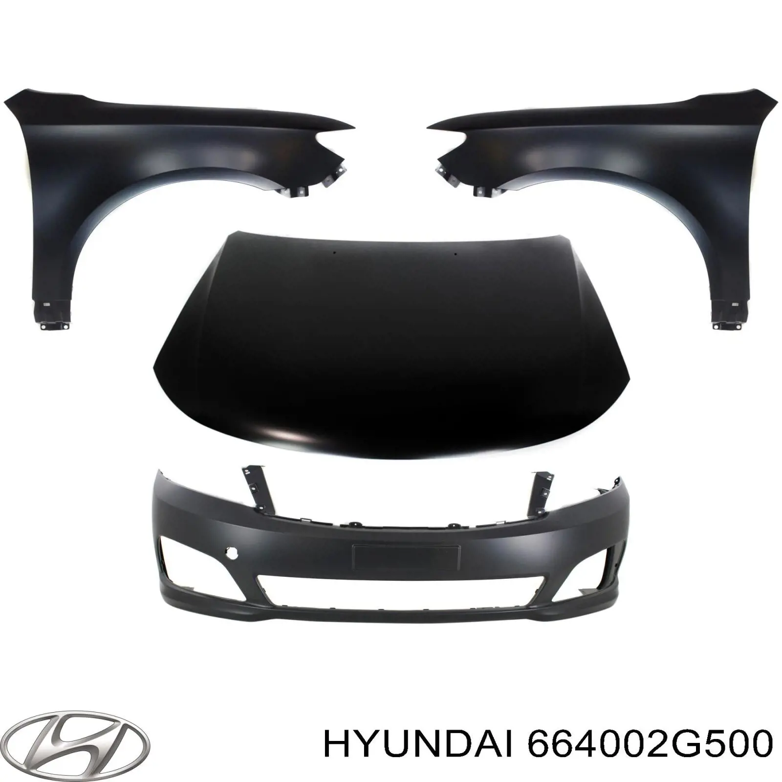 664002G500 Hyundai/Kia капот
