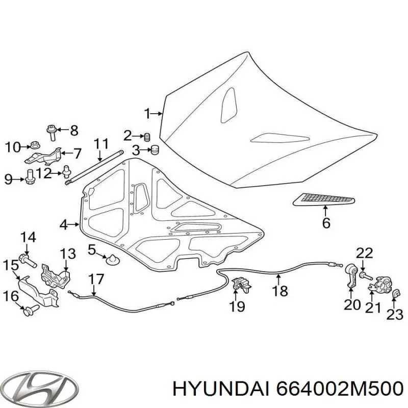 Капот на Hyundai Genesis BK (Хундай Дженезис)