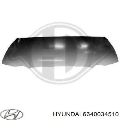 6640034510 Hyundai/Kia капот