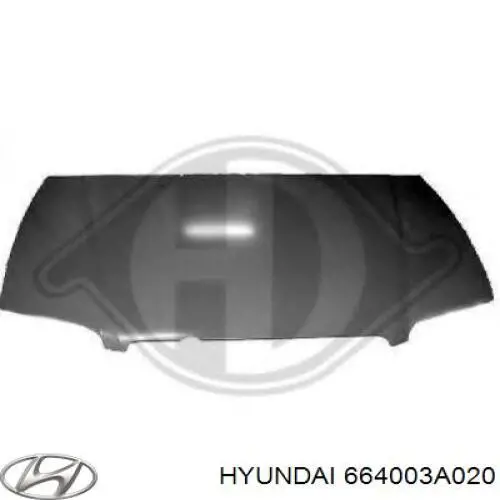 Капот на Hyundai Trajet FO (Хундай Траджет)
