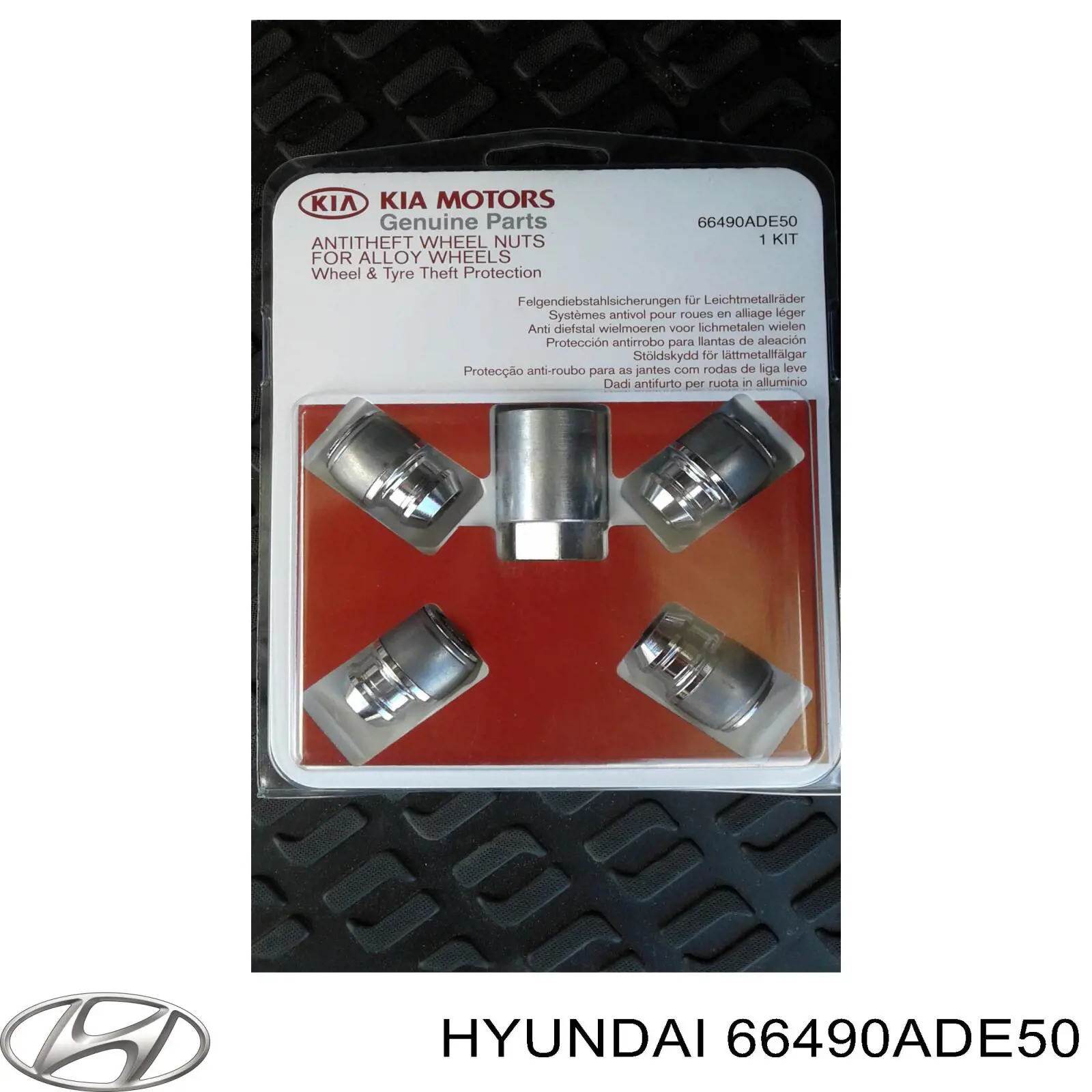 66490ADE50 HYUNDAI Tuercas de rueda original y equivalente