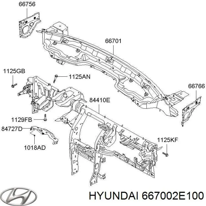 667002E100 Hyundai/Kia 