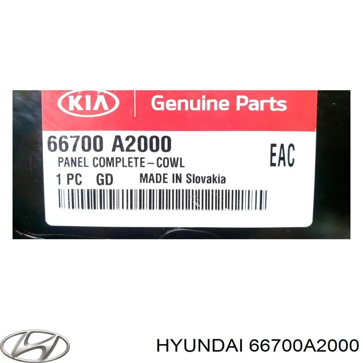  Hyundai/Kia 66700A2000 цена, от 399.01 USD