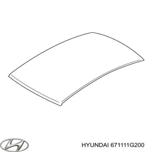 Крыша кабины в сборе Hyundai/Kia 671111G200 цена, от 126.69 USD