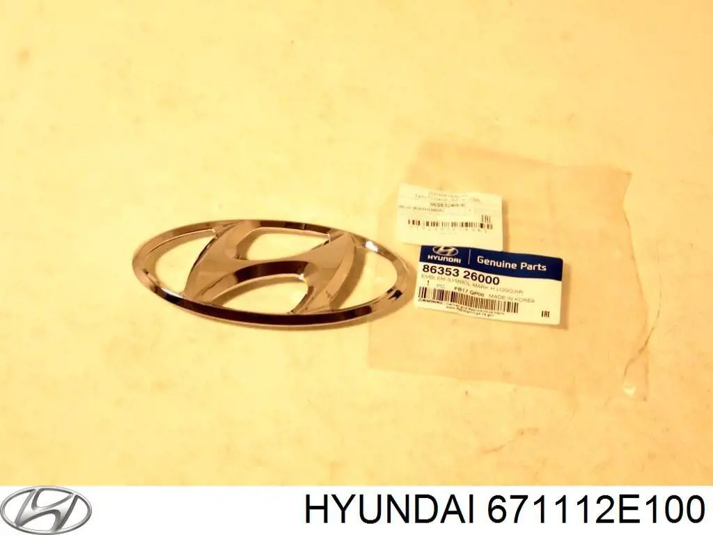 Крыша кабины в сборе Hyundai/Kia 671112E100 цена, от 102.82 USD