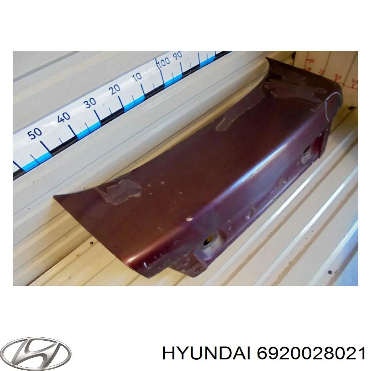 Крышка багажника на Hyundai Lantra I 