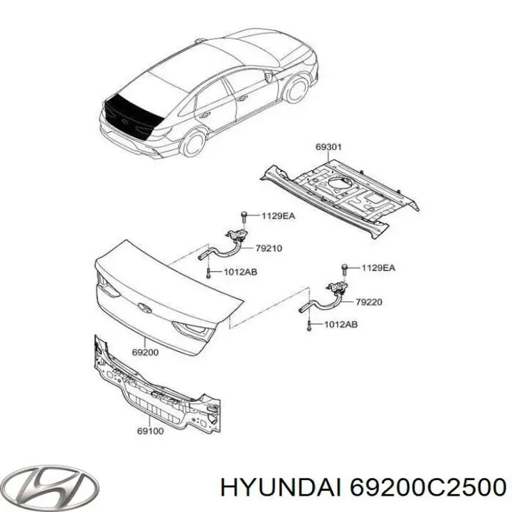 69200C2500 Hyundai/Kia