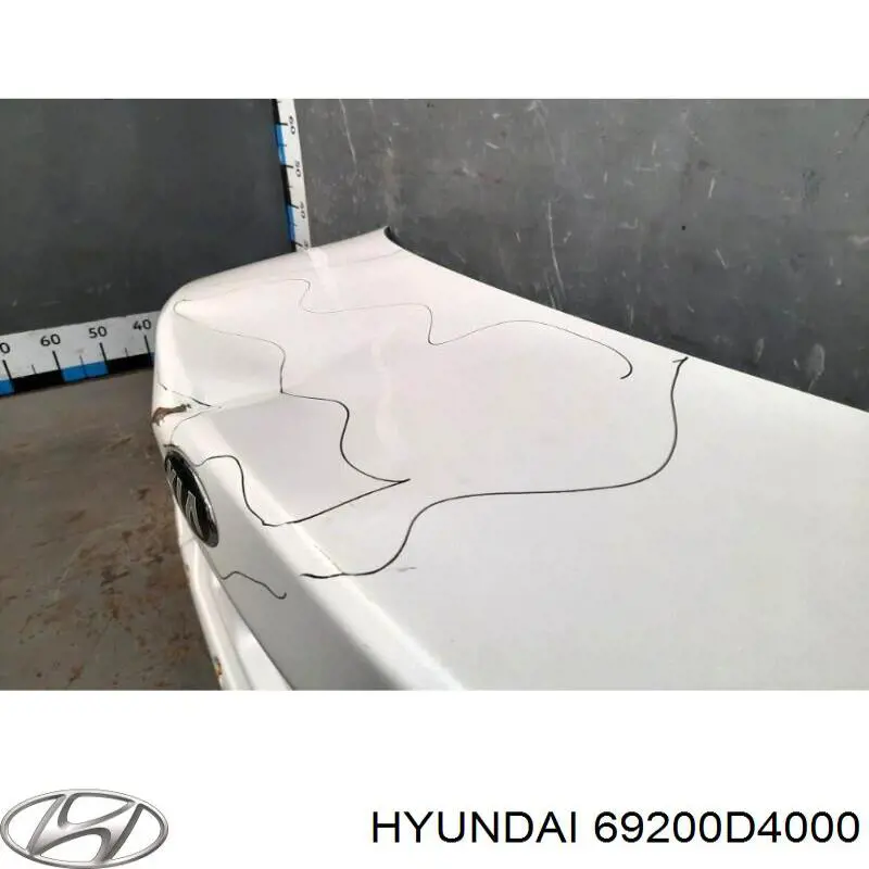 Крышка багажника 69200D4000 Hyundai/Kia