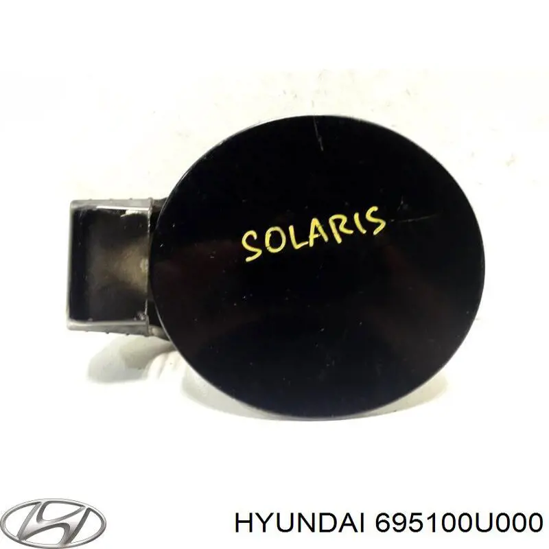 Лючок бензобака (топливного бака) на Hyundai SOLARIS SBR11