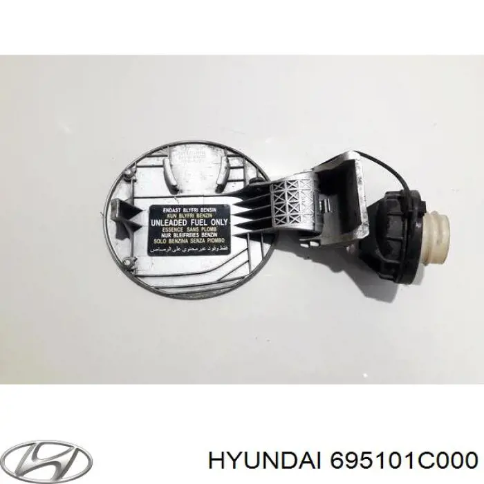 Лючок (дверца) бензобака Hyundai/Kia 695101C000 цена, от 6.40 USD