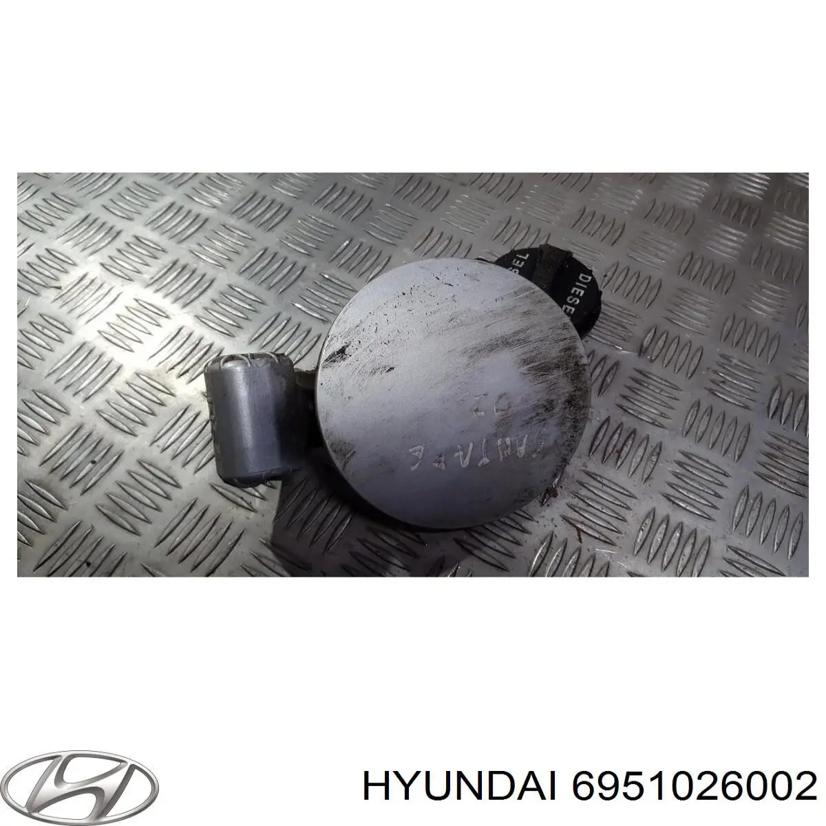 6951026002 Hyundai/Kia Дверка бензобака