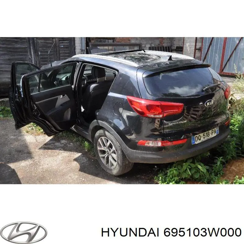695103W000 Hyundai/Kia Дверка бензобака