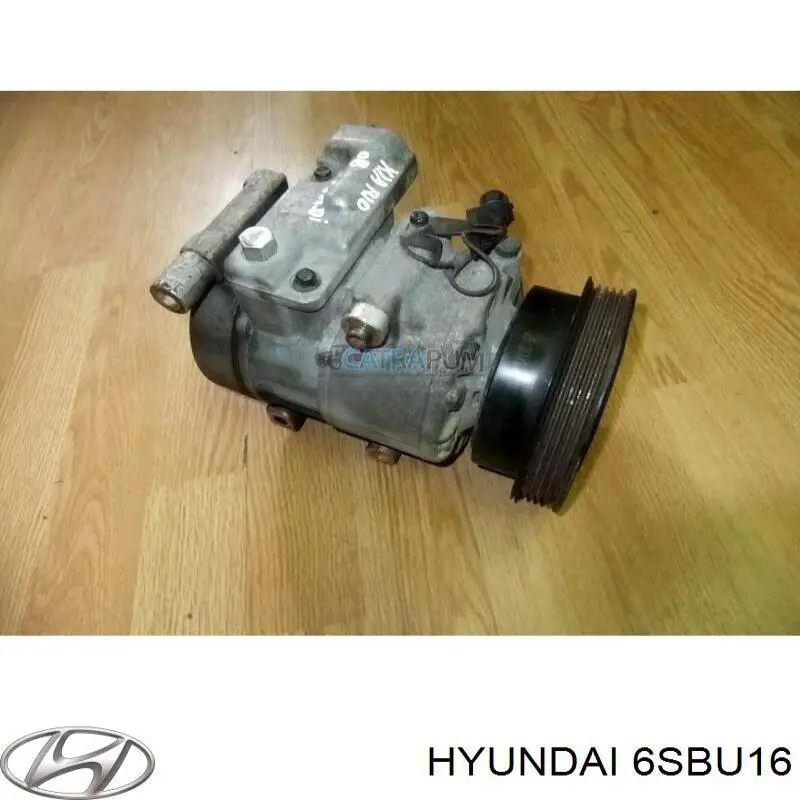 Компрессор кондиционера 6SBU16 Hyundai/Kia