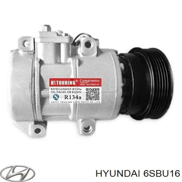 Компрессор кондиционера 6SBU16 Hyundai/Kia