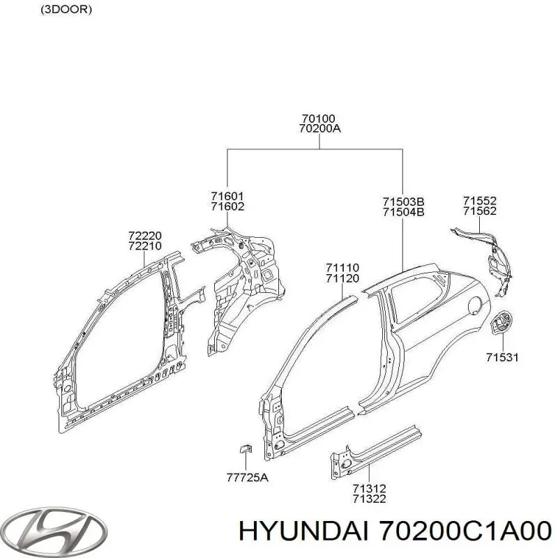  70200C1A00 Hyundai/Kia