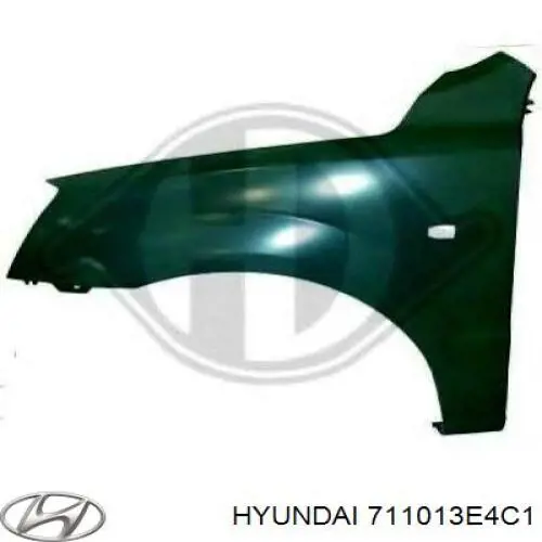 Купить 711013E4C1 Hyundai/Kia Крыло заднее левое
