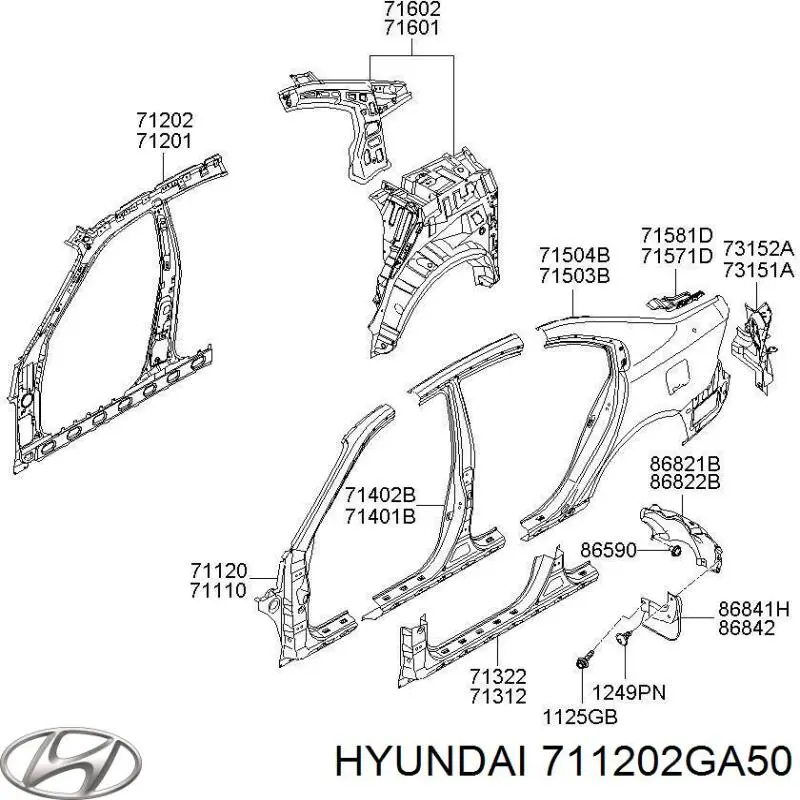  Hyundai/Kia 711202GA50 цена, от 56.85 USD